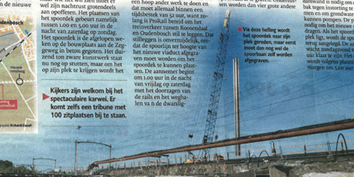 In een weekend een volledig spoordek plaatsen. Een knap staaltje planning en werkvoorbereiding. We maakten er een korte impressiefilm van.