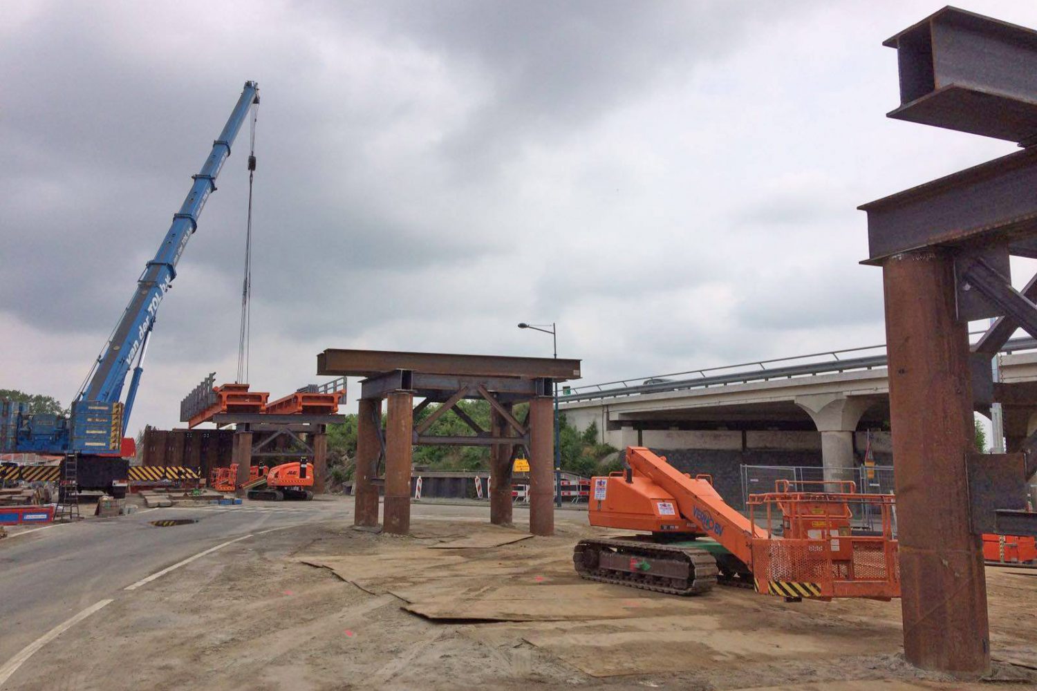 N31 Harlingen Draagconstructie Tijdelijke Brug