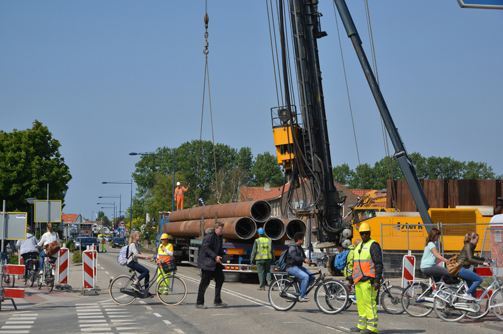 N31 Harlingen Buizen Lossen