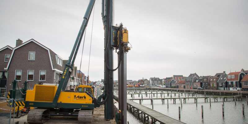 Damwand Drukken Nieuwe Haven Spakenburg