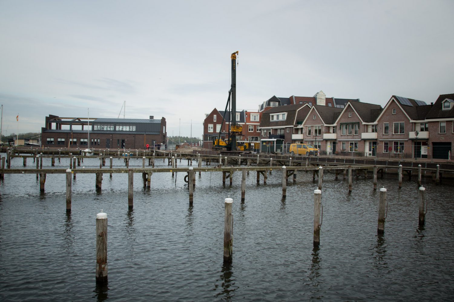 Damwand Drukken Nieuwe Haven Spakenburg