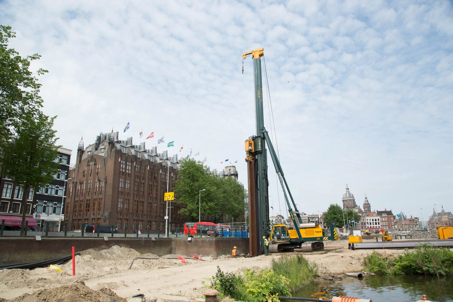 Sterk - Damwand Drukken Amsterdam Oosterdok West