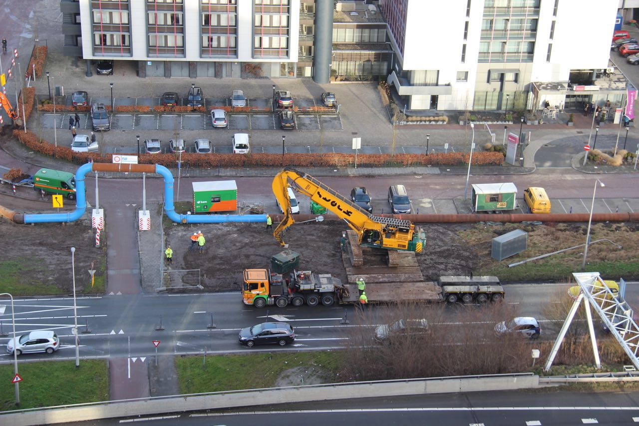 Verleggen riolering Vrijheidsplein