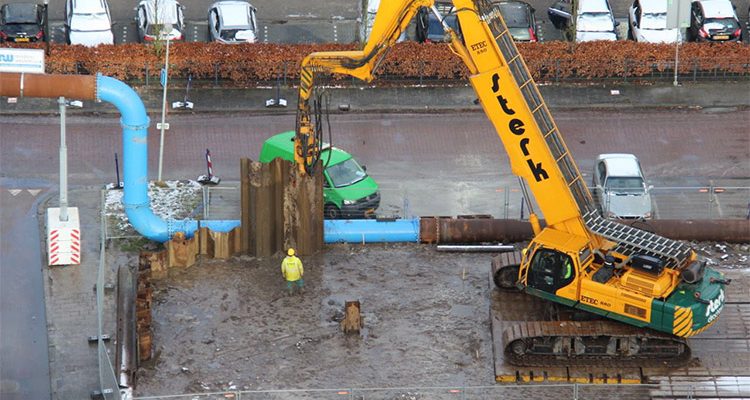 Verleggen riolering Vrijheidsplein