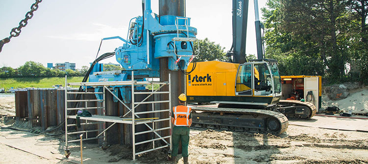 Sterk - Silent Piler Tijdelijke loswal IJmuiden