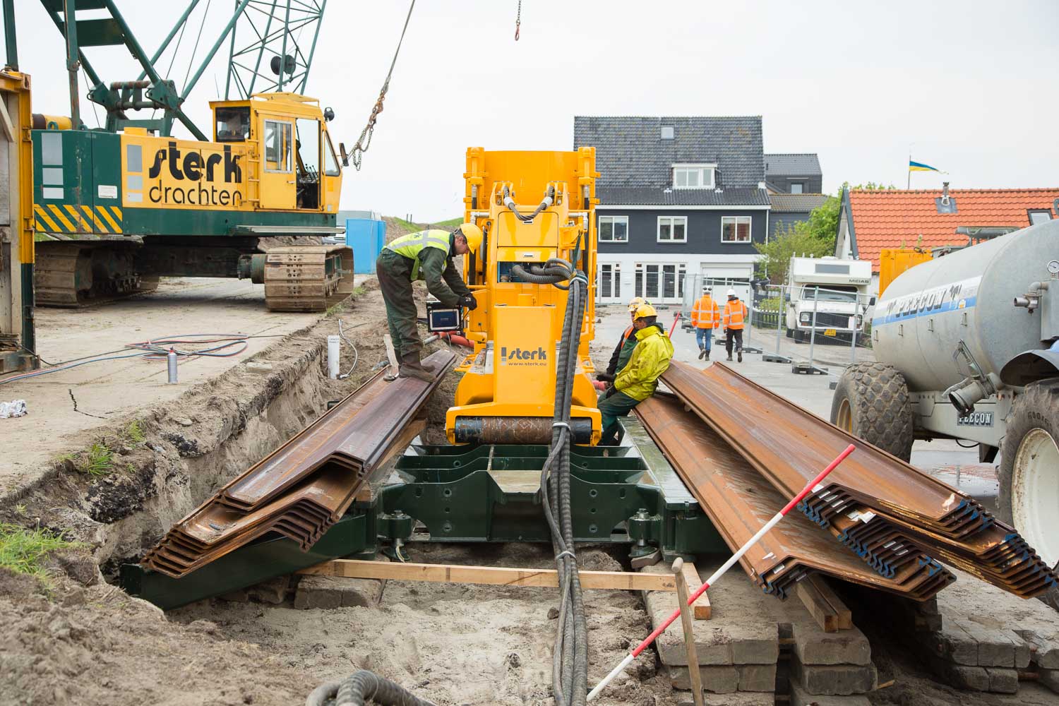 Sterk - Damwand Drukken Oudeschild Texel