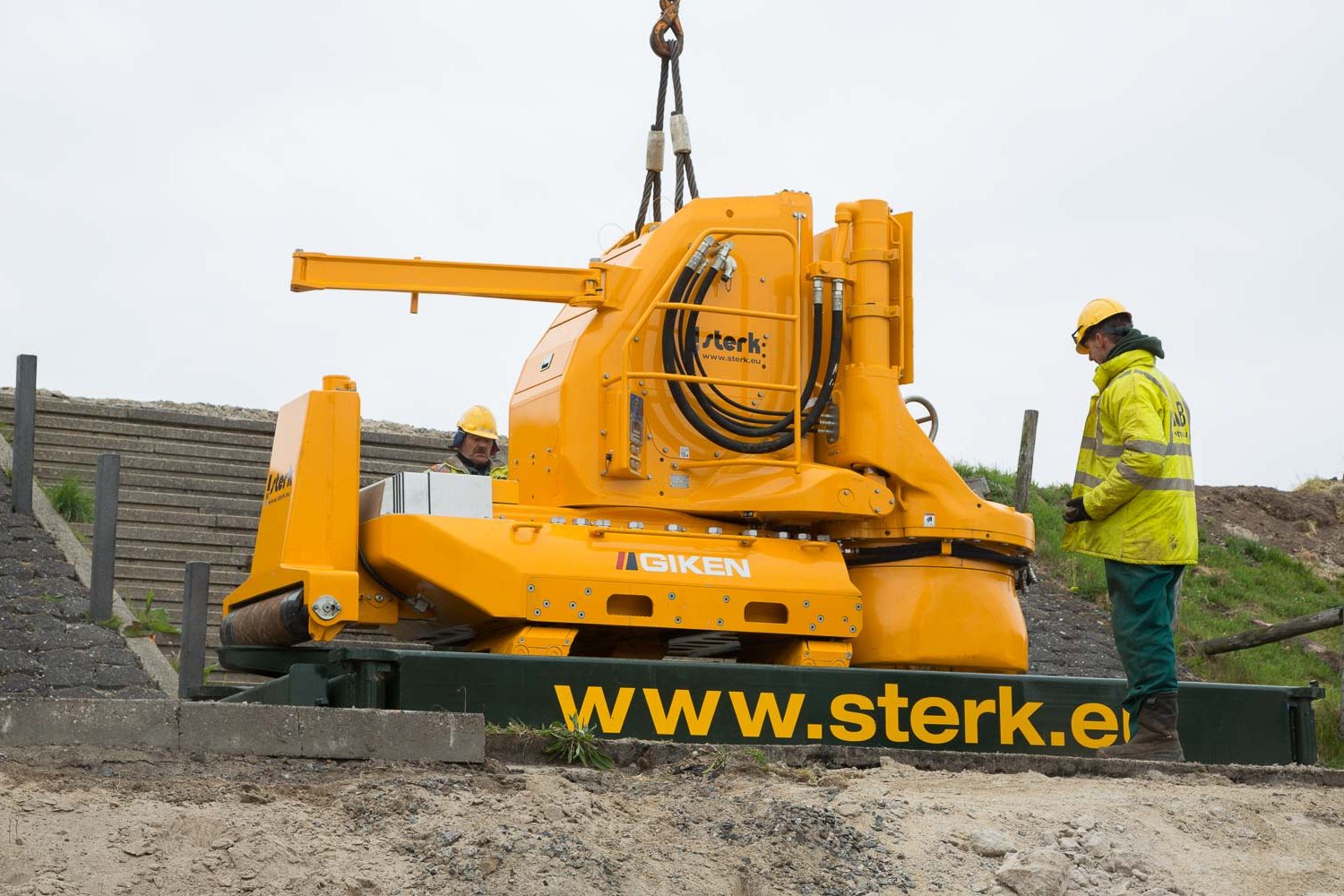 Sterk - Damwand Drukken Oudeschild Texel