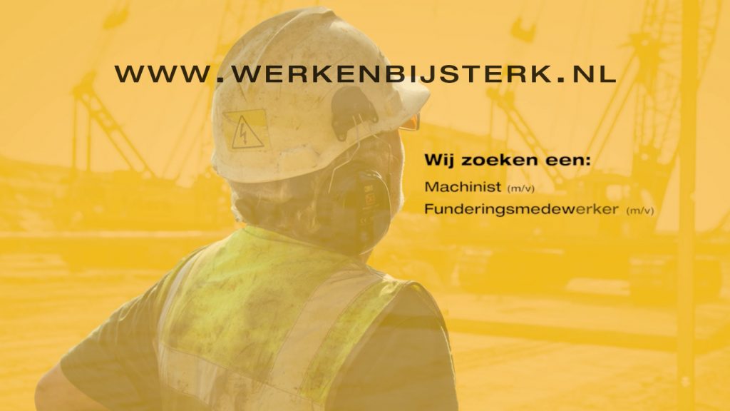 Sterke Vacature: Machinist & Funderingsmedewerker