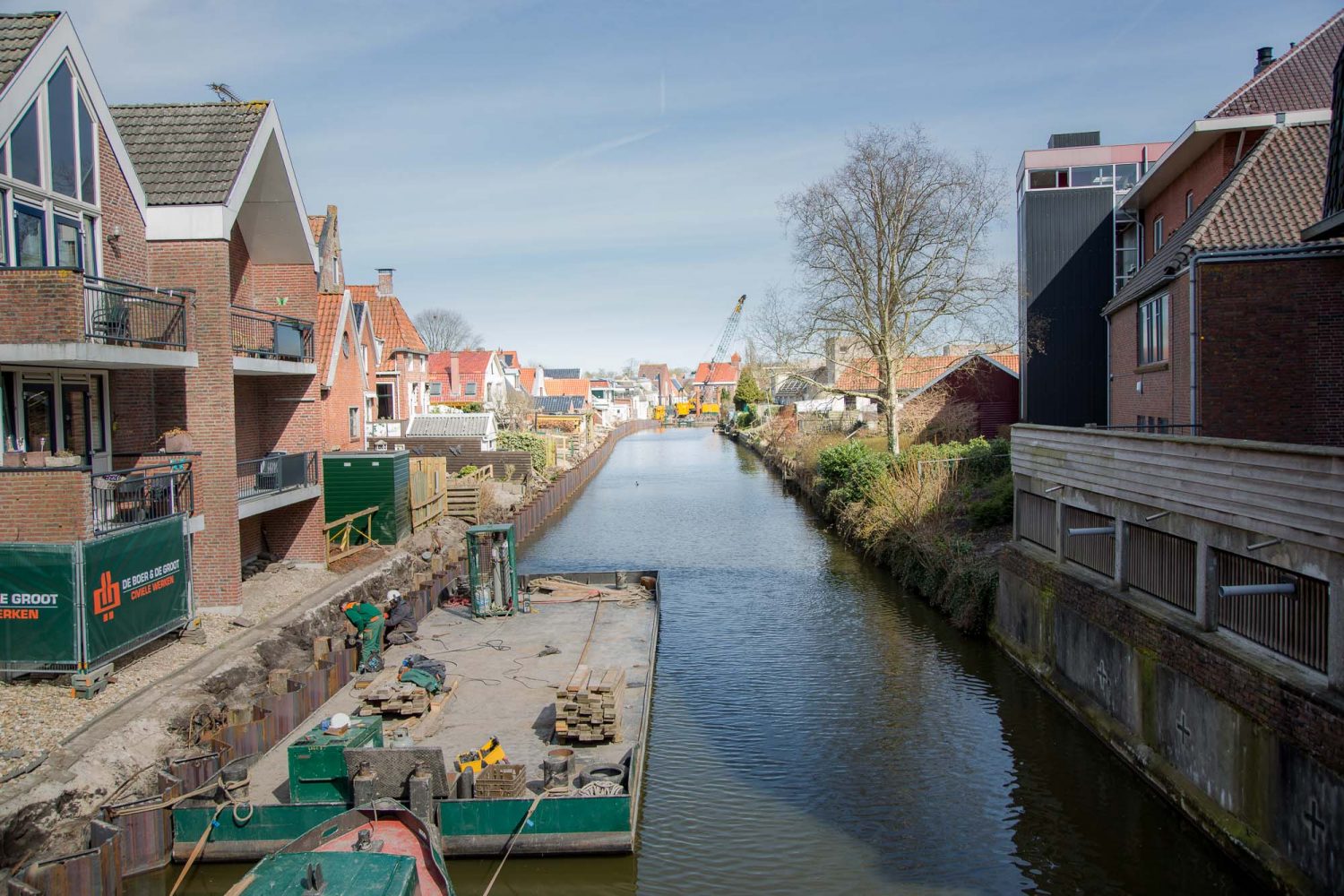 Sterk - Damwand Drukken Oeverbeschoeiing Appingedam