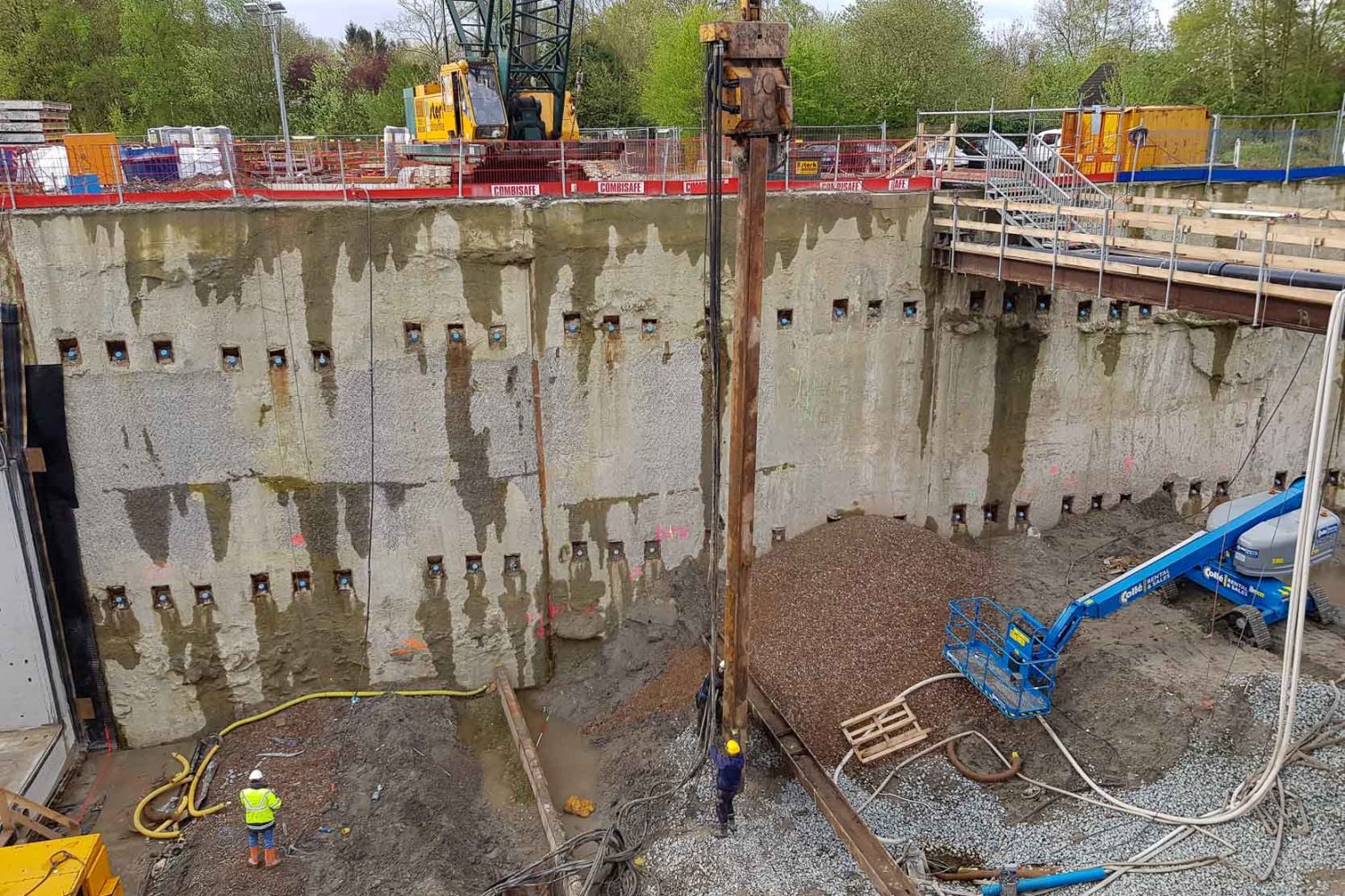 Sterk Spezialtiefbau - Fangedamm Hafentunnel Bremerhaven