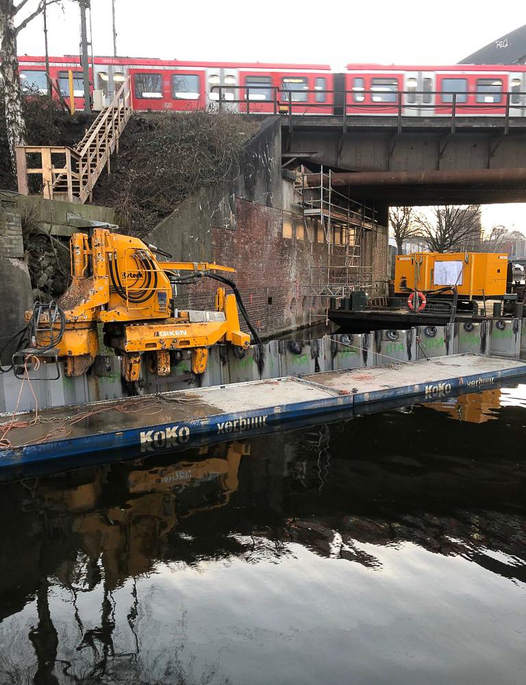 Sterk Silent Piler Hamburg Vibrationsfrei Einpressen