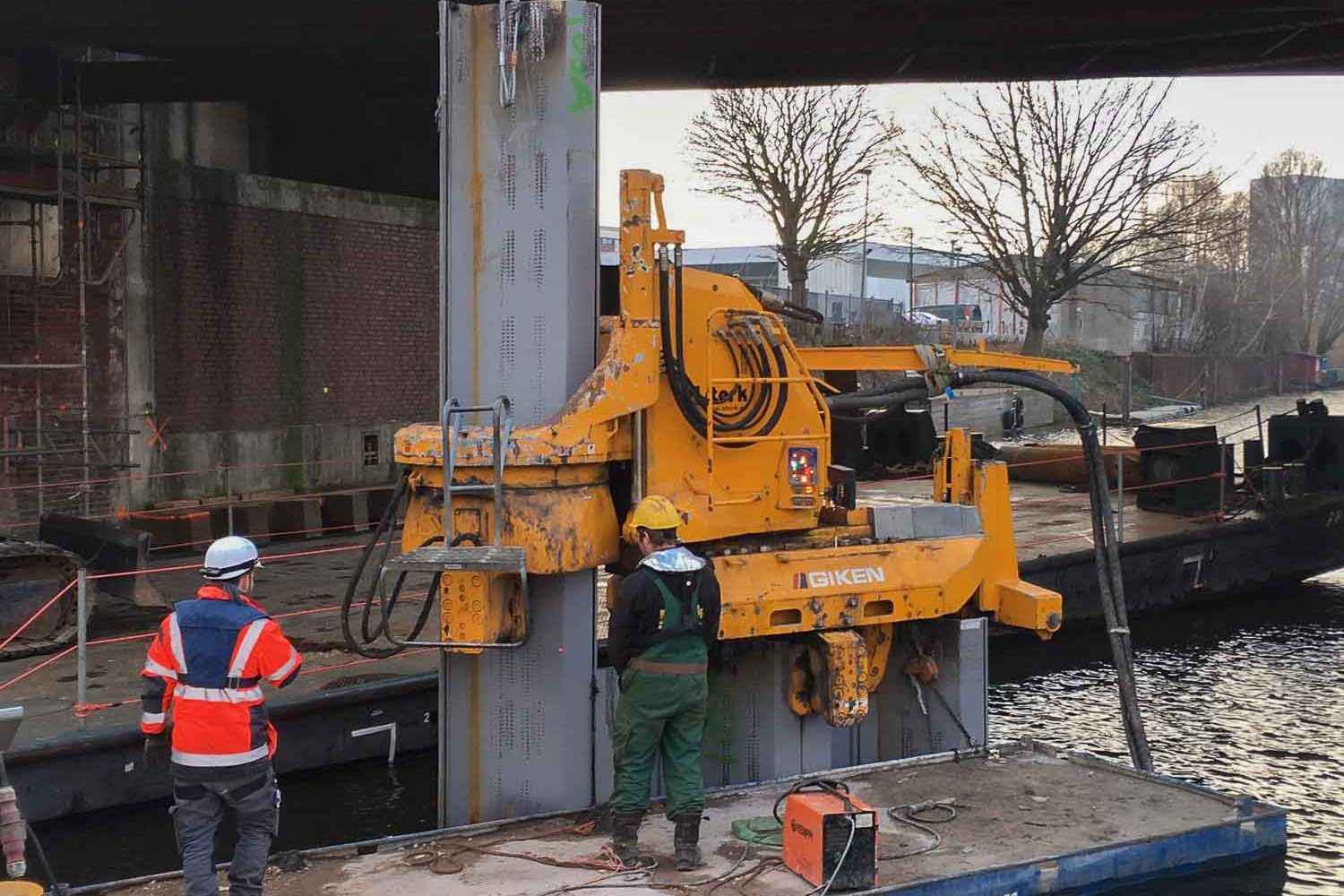 Sterk Silent Piler Hamburg Vibrationsfrei Einpressen