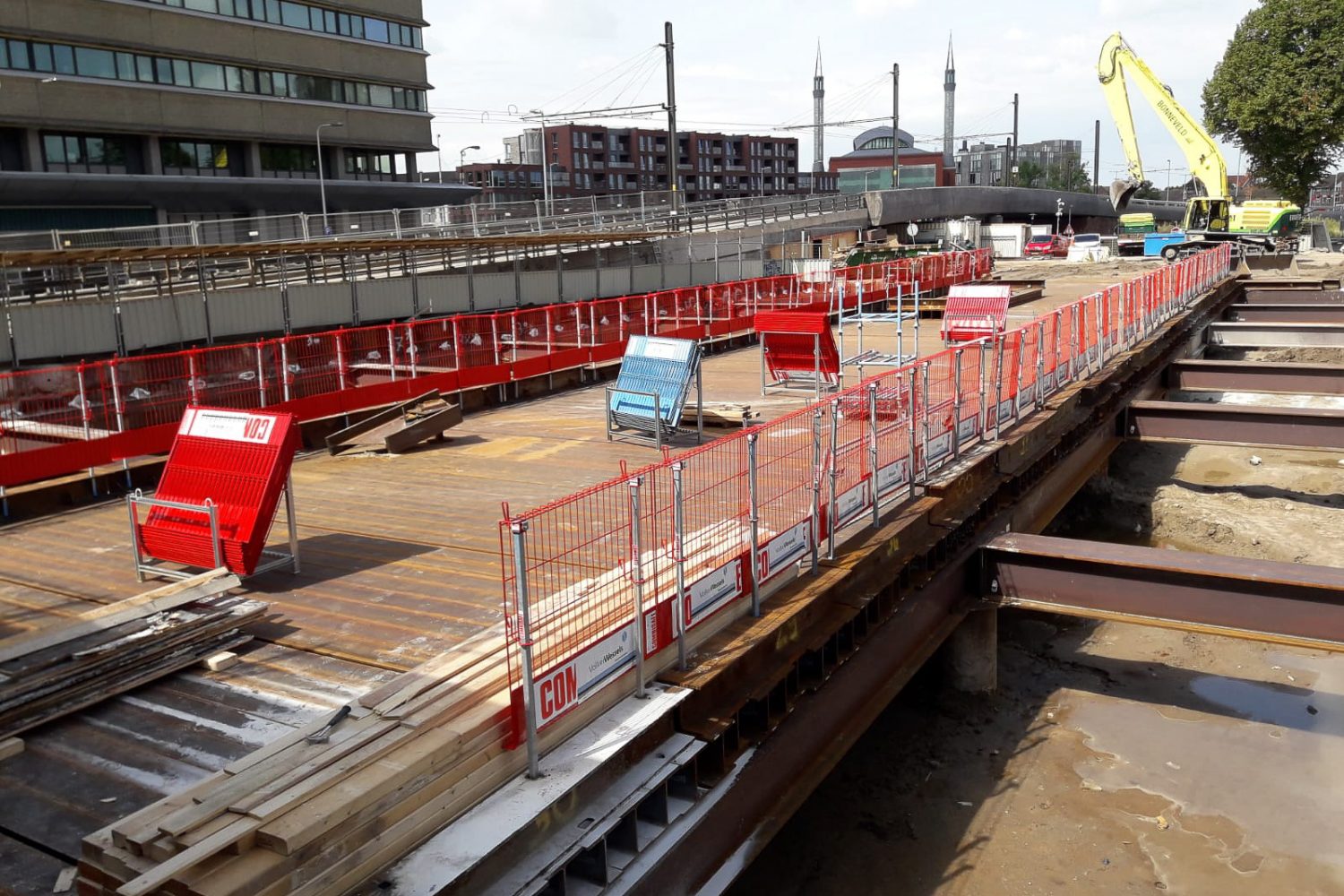 Sterk - Damwand en hulpbrug Utrecht