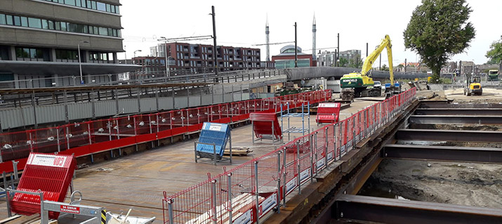 Sterk - Damwand en hulpbrug Utrecht