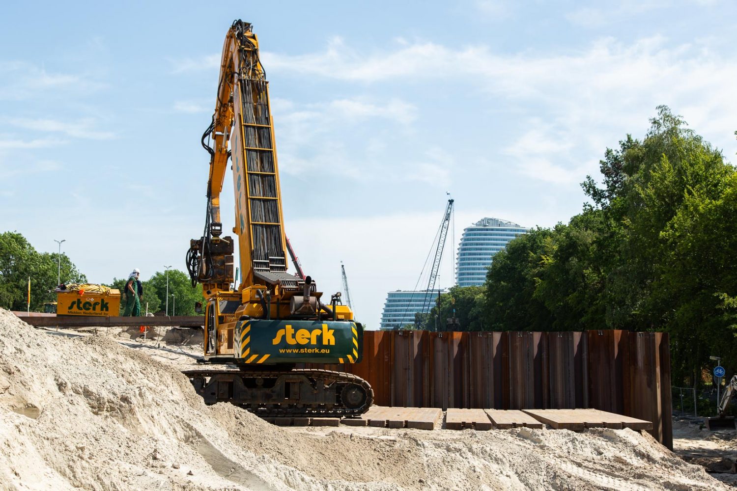 Sterk - Damwand verdiepte ligging Groningen